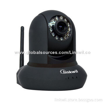 Wireless IP Camera with 1280x720 Pixels, Supports Onvif, Pan, Tilt, Micro SD Card, Two Way Audio